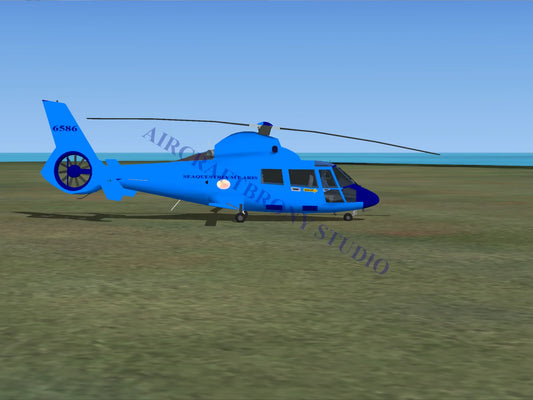 Seaquestria-Mt Aris Aerospatiale HH65 Dolphin (Digital Image) Digital Image