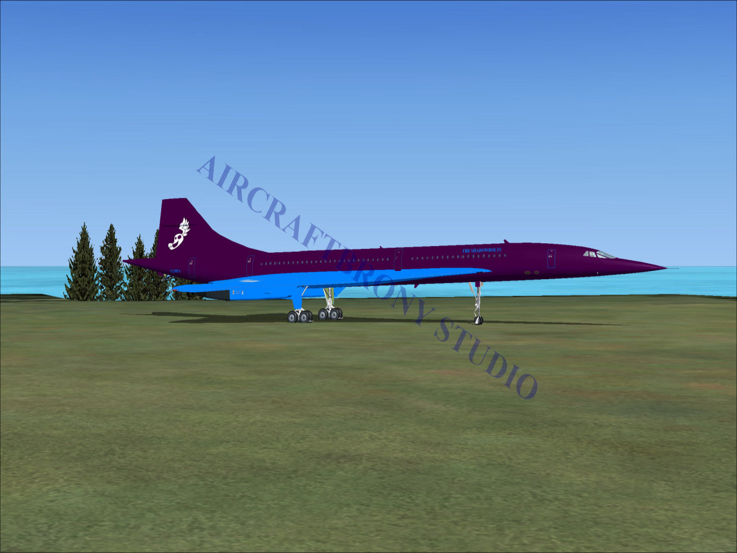 Shadowbolts Aerospatiale Concorde (Digital Image) Digital Image