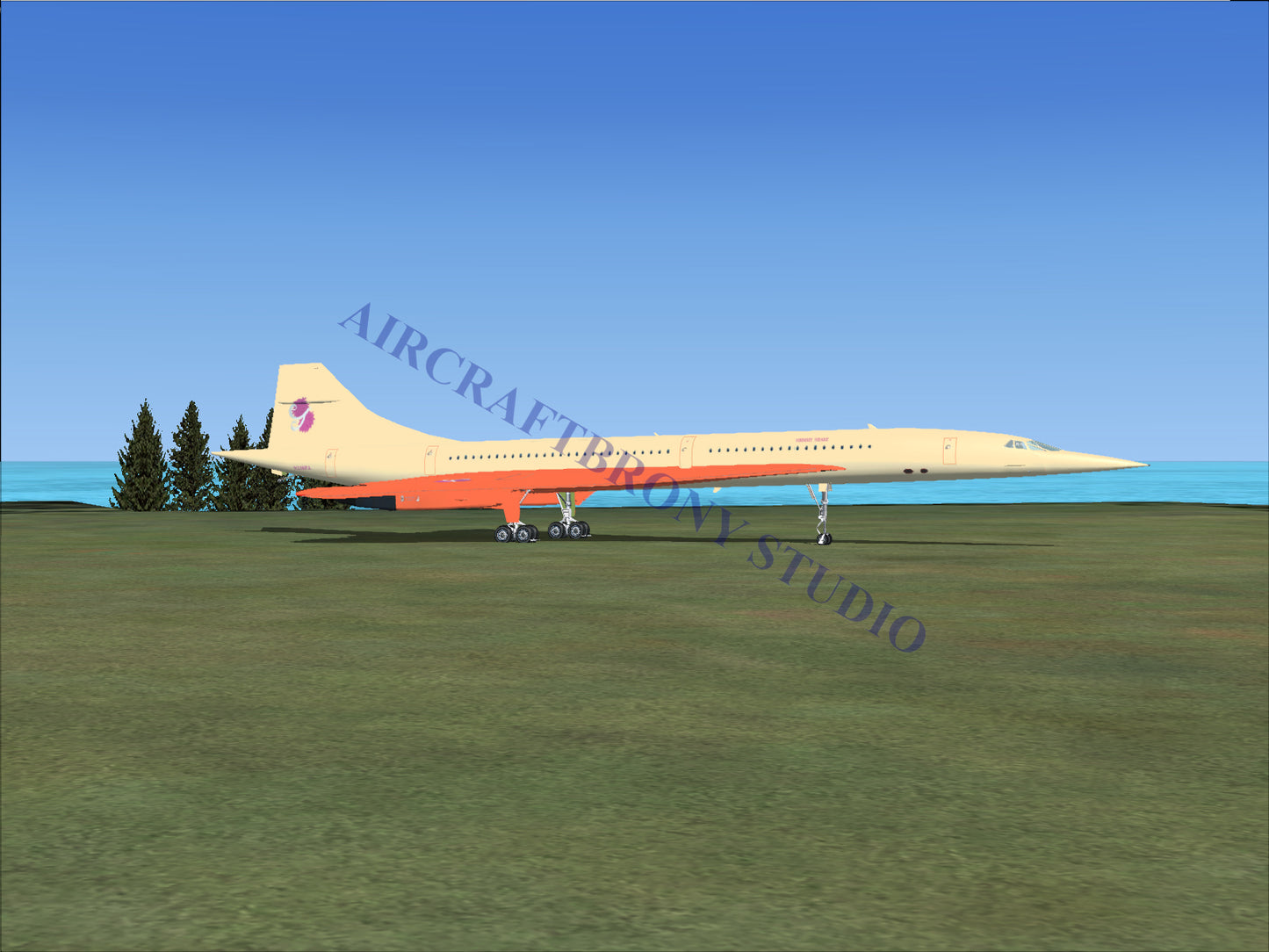 Shimmy Shake Aerospatiale Concorde (Digital Image) Digital Image