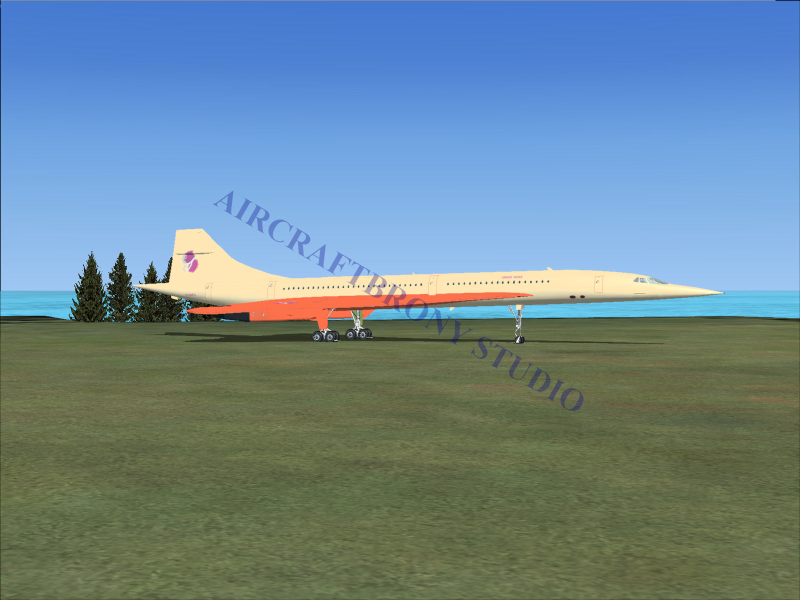 Shimmy Shake Aerospatiale Concorde (Digital Image) Digital Image