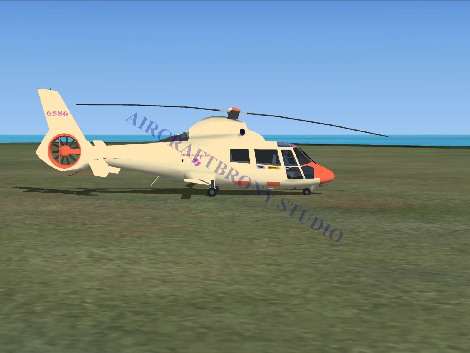 Shimmy Shake Aerospatiale HH65 Dolphin (Digital Image) Digital Image