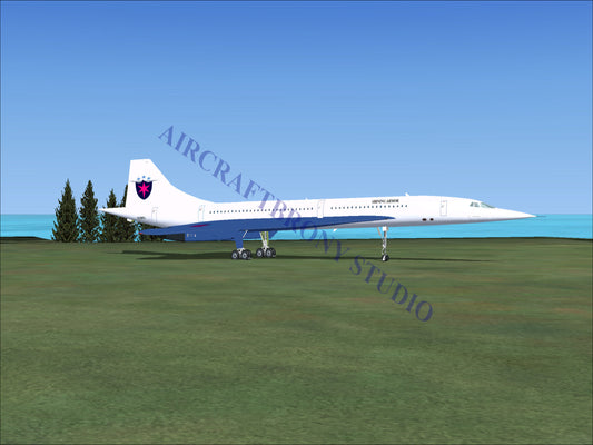 Shining Armor Aerospatiale Concorde (Digital Image) Digital Image