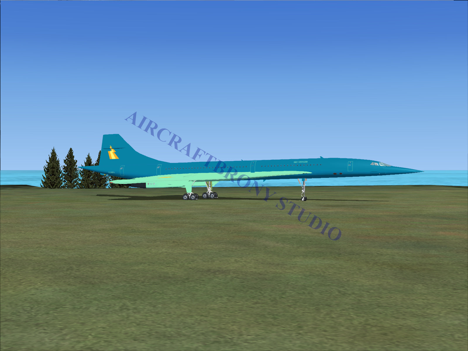 Sky Stinger Aerospatiale Concorde (Digital Image) Digital Image