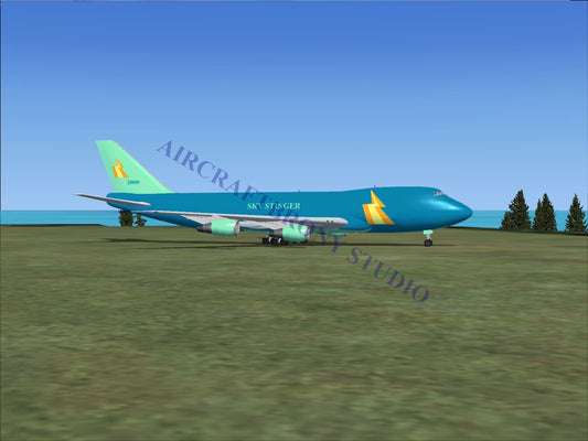 Sky Stinger Boeing 747-200 (Digital Image) Digital Image