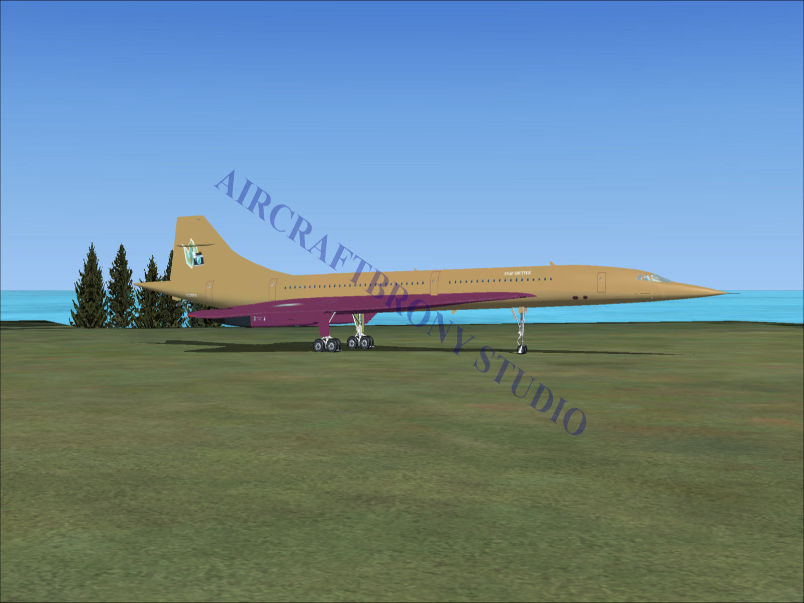 Snap Shutter Aerospatiale Concorde (Digital Image) Digital Image