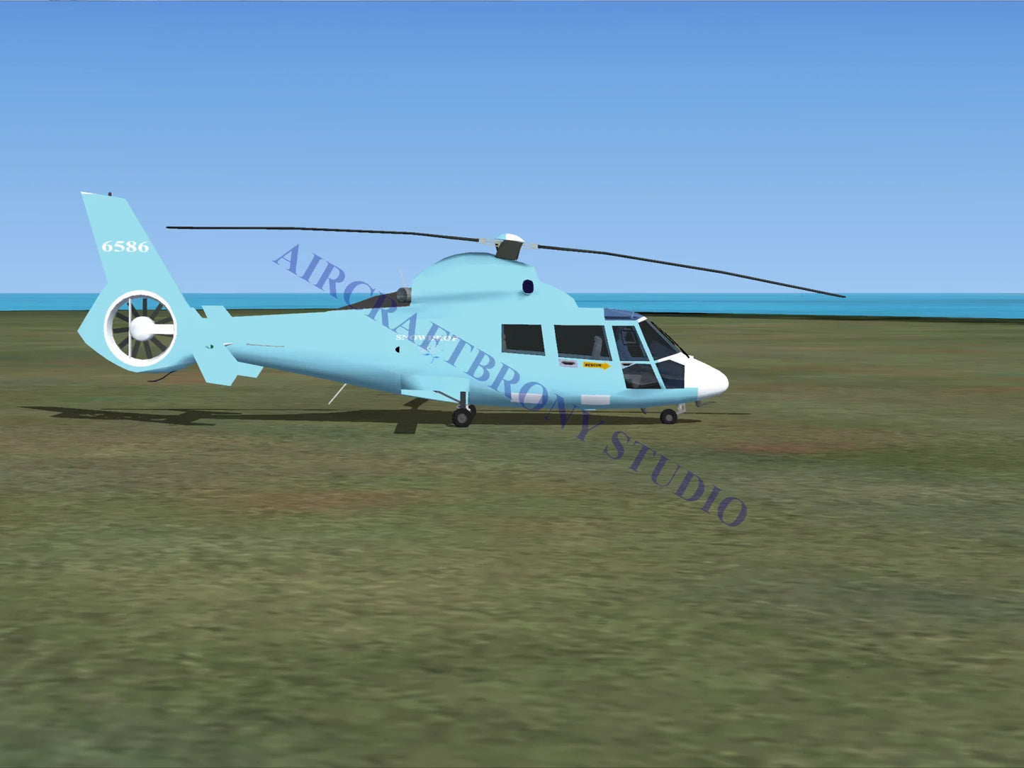 Snowdrop Aerospatiale HH65 Dolphin (Digital Image) Digital Image