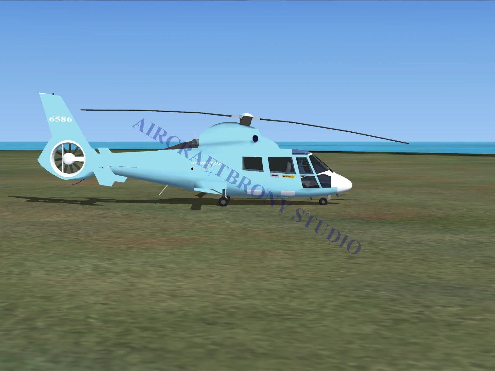 Snowdrop Aerospatiale HH65 Dolphin (Digital Image) Digital Image