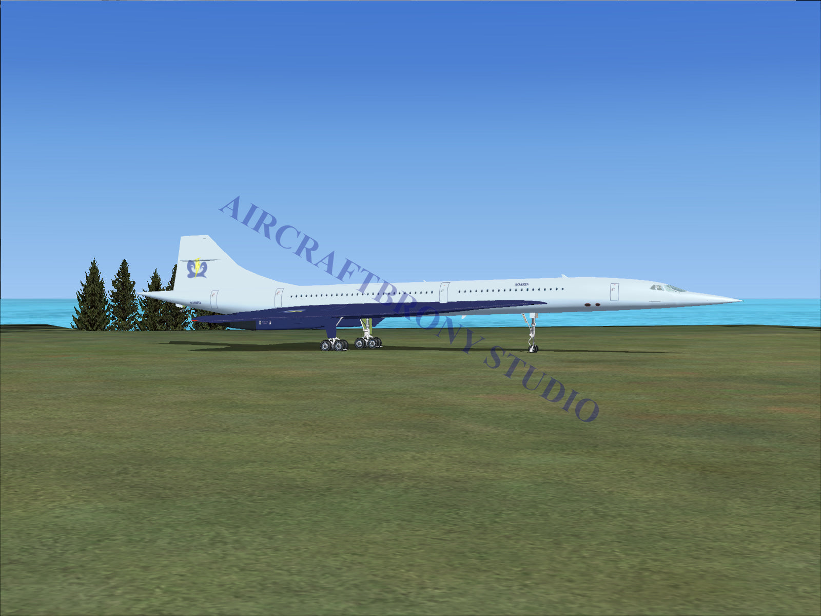 Soarin Aerospatiale Concorde (Digital Image) Digital Image