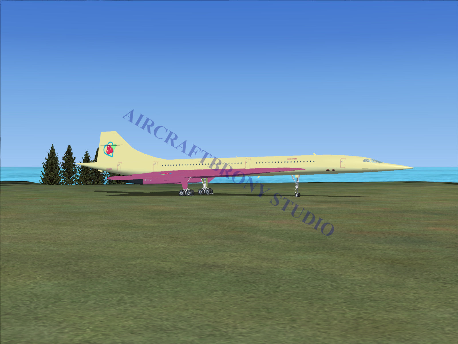 Sour Sweet Aerospatiale Concorde (Digital Image) Digital Image