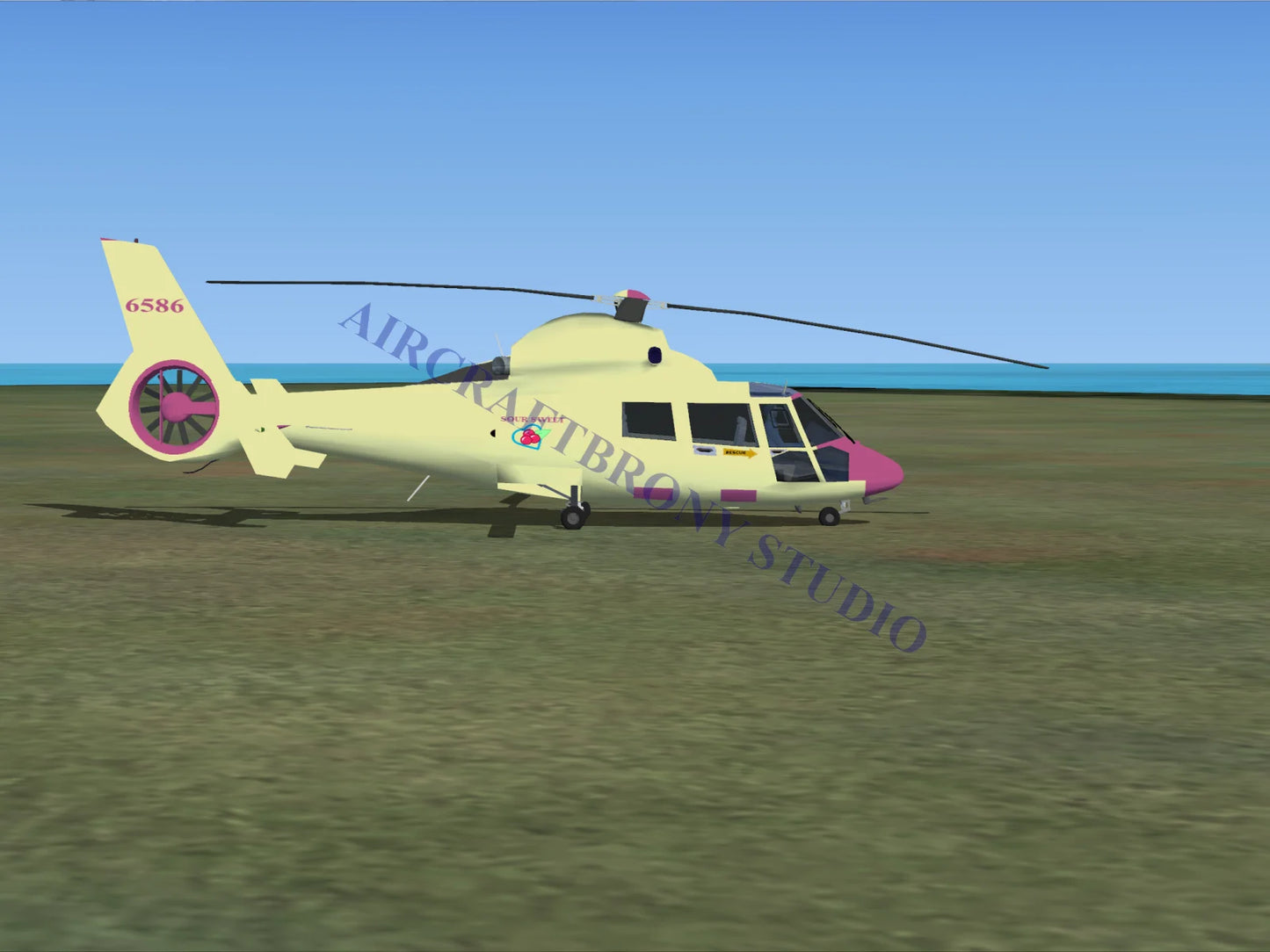 Sour Sweet Aerospatiale HH65 Dolphin (Digital Image) Digital Image