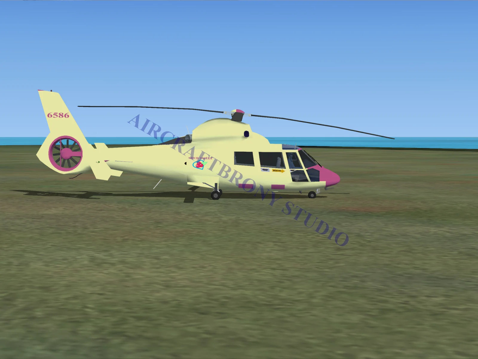 Sour Sweet Aerospatiale HH65 Dolphin (Digital Image) Digital Image