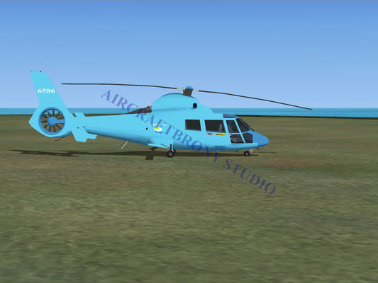 Spring Rain Aerospatiale HH65 Dolphin (Digital Image) Digital Image