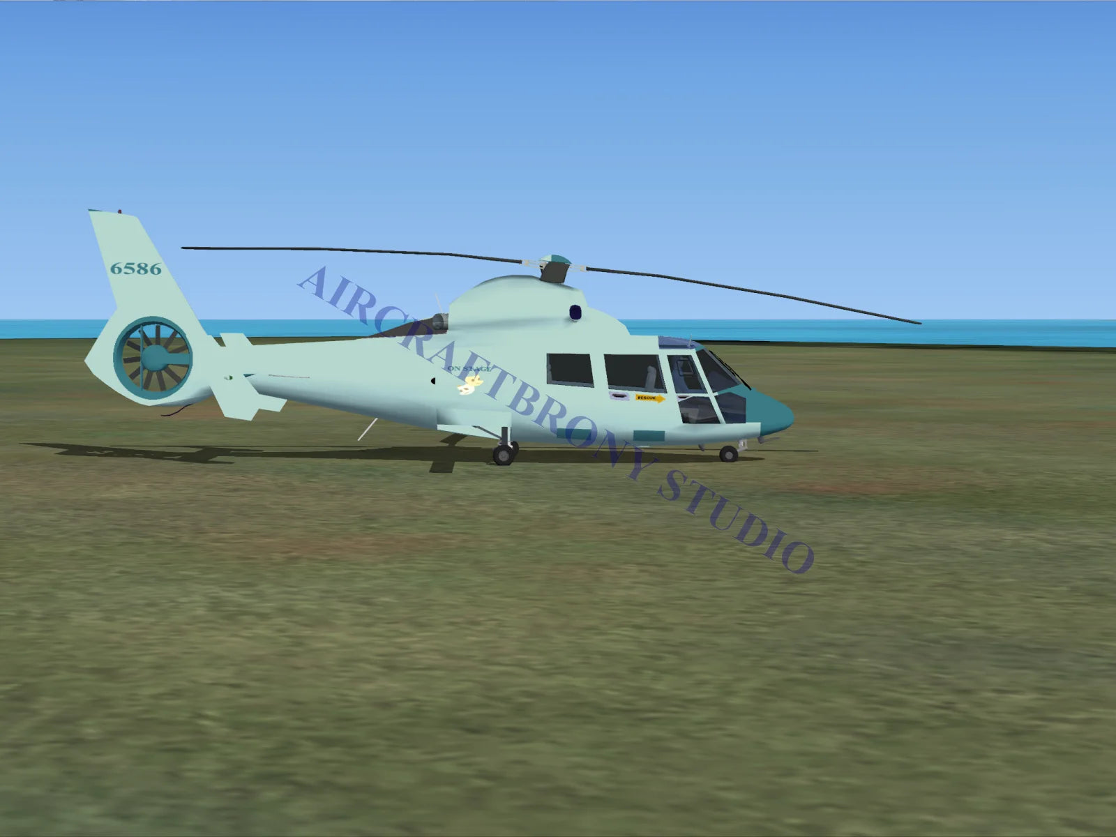 Stage Aerospatiale HH65 Dolphin (Digital Image) Digital Image
