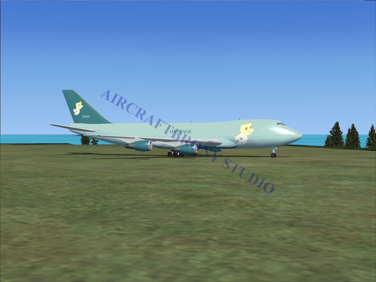 Stage Boeing 747-200 (Digital Image) Digital Image