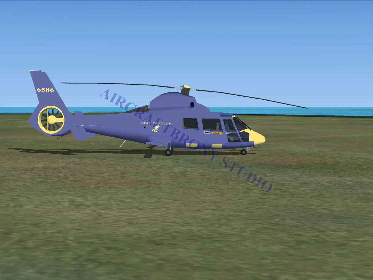 Star Tracker Aerospatiale HH65 Dolphin (Digital Image) Digital Image
