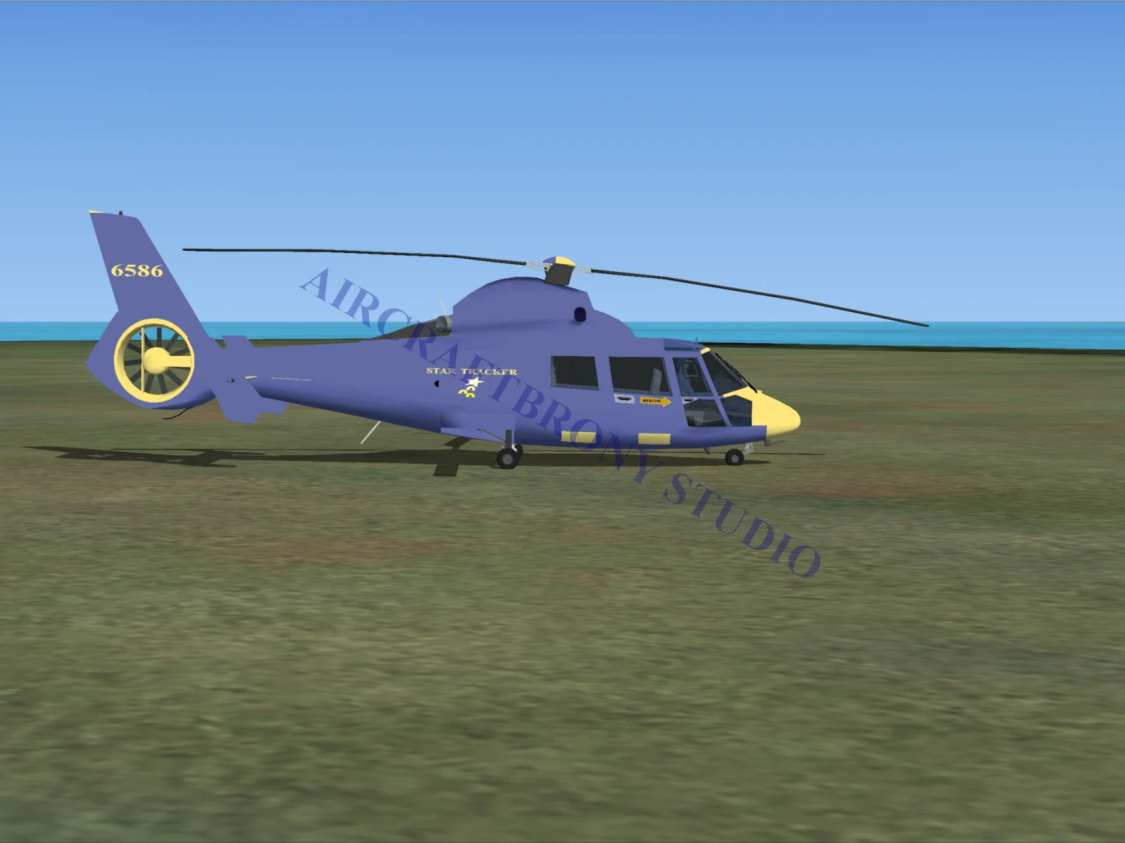 Star Tracker Aerospatiale HH65 Dolphin (Digital Image) Digital Image