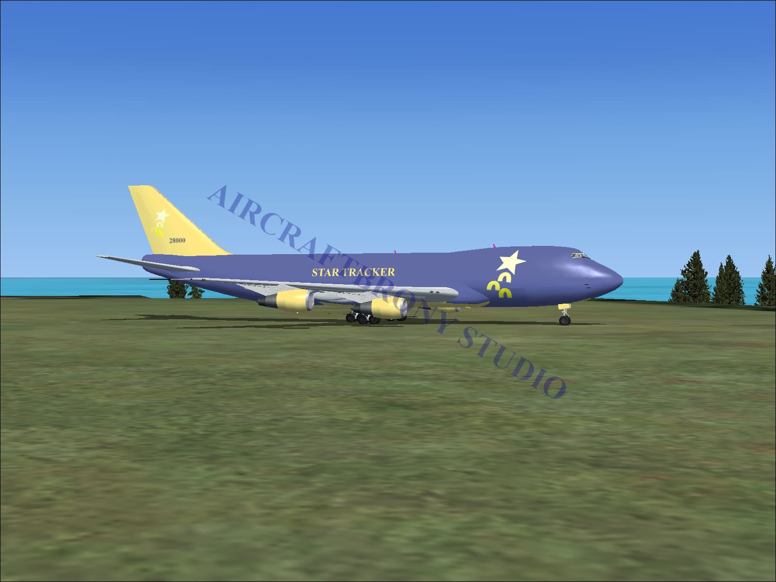 Star Tracker Boeing 747-200 (Digital Image) Digital Image