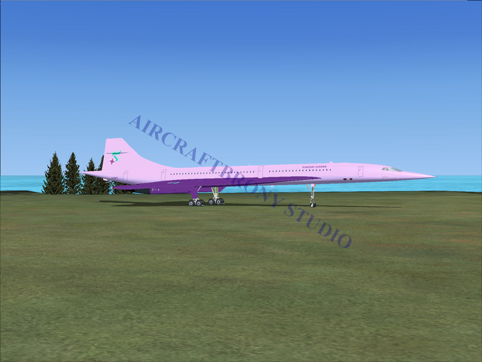 Starlight Glimmer Aerospatiale Concorde (Digital Image) Digital Image
