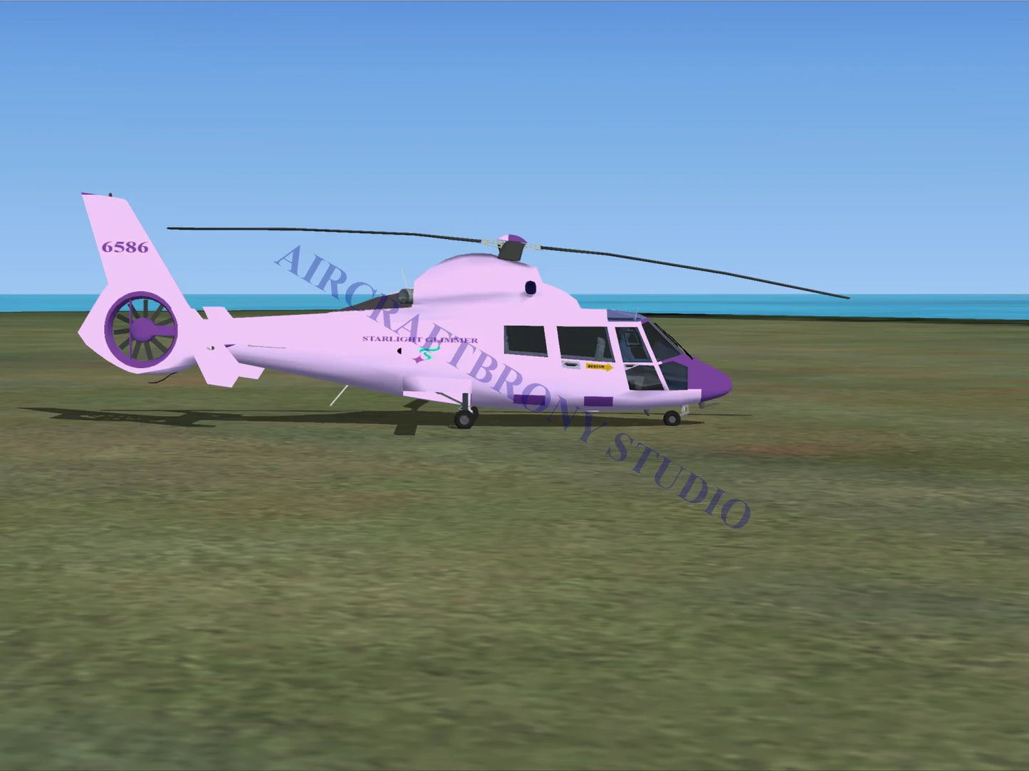 Starlight Glimmer Aerospatiale HH65 Dolphin (Digital Image) Digital Image