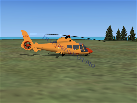 Stellar Flare Aerospatiale HH65 Dolphin (Digital Image) Digital Image