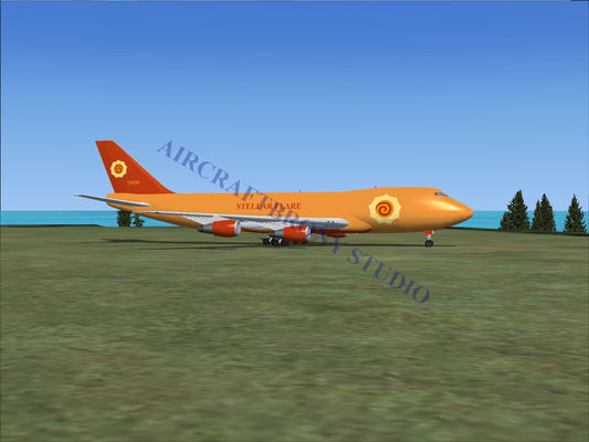 Stellar Flare Boeing 747-200 (Digital Image) Digital Image