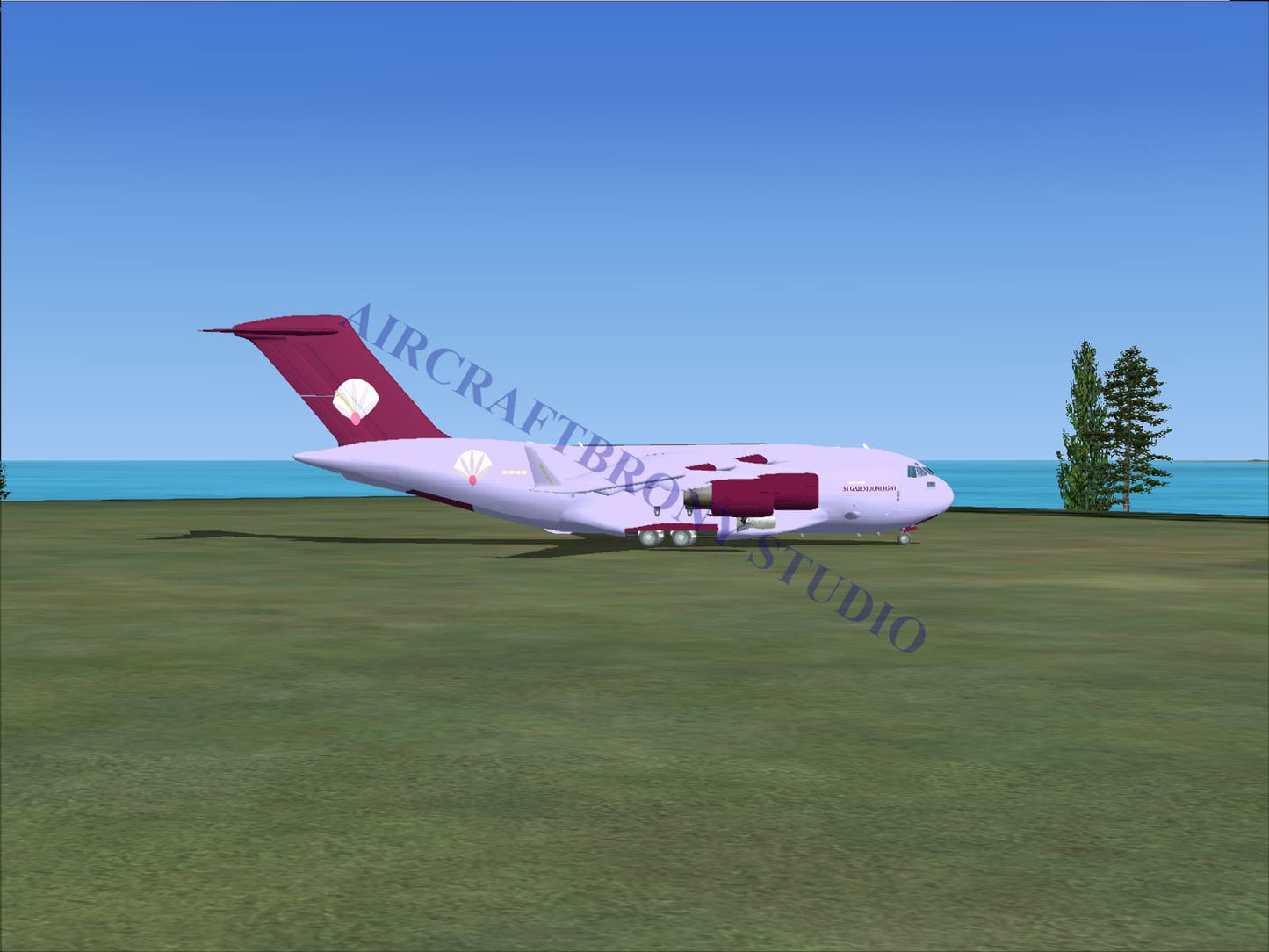 Sugar Moonlight Boeing C-17 (Digital Image) Digital Image