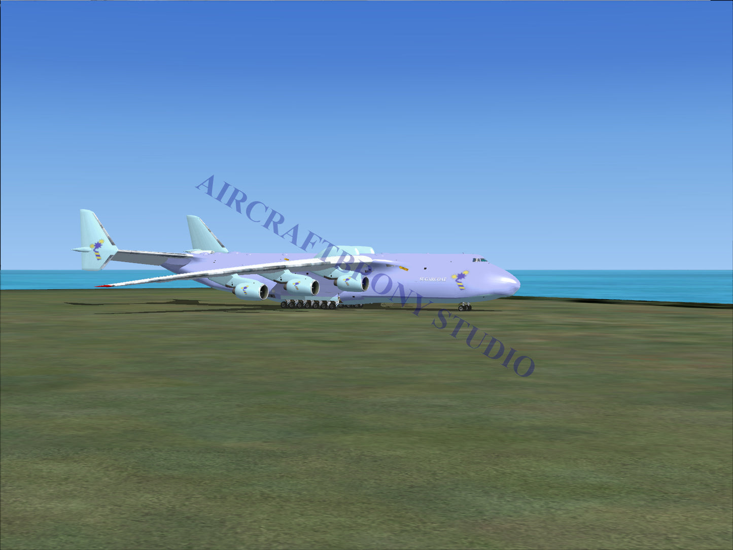 Purple and white airbus a380