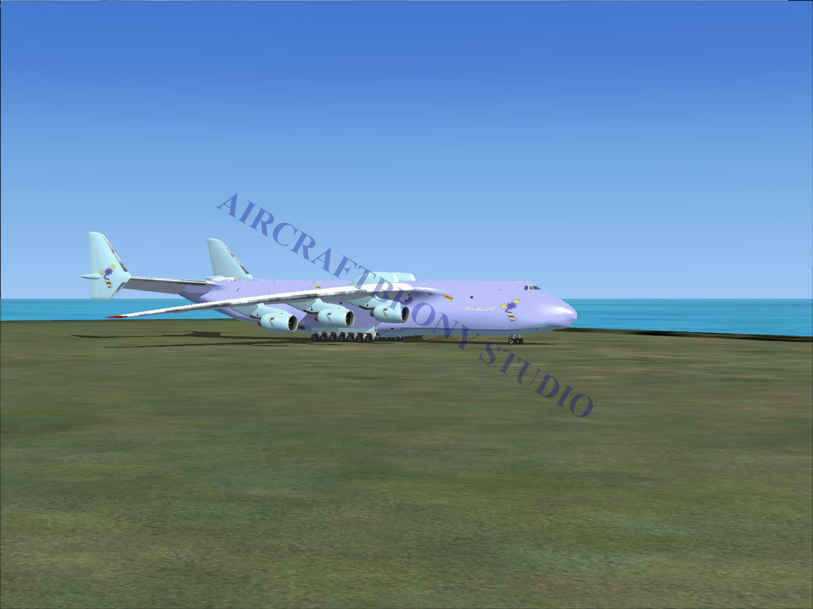 Purple and white airbus a380