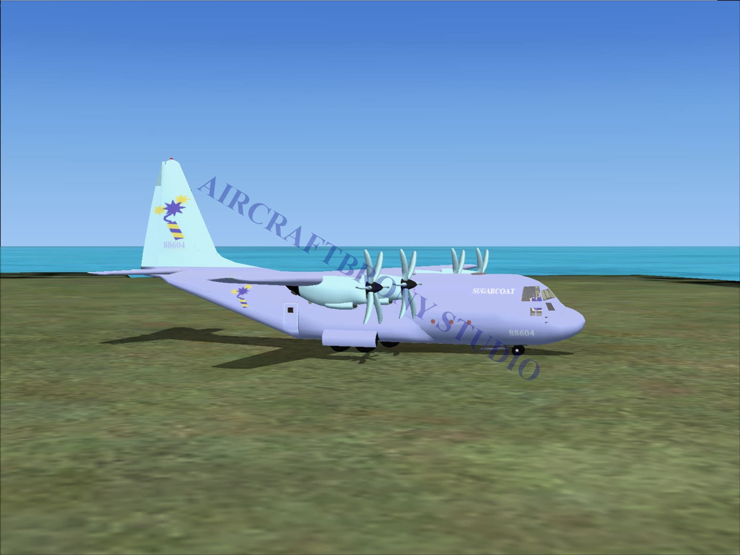 Sugarcoat Lockheed C-130 (Digital Image) Digital Image