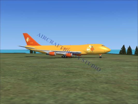 Sunburst Boeing 747-200 (Digital Image) Digital Image