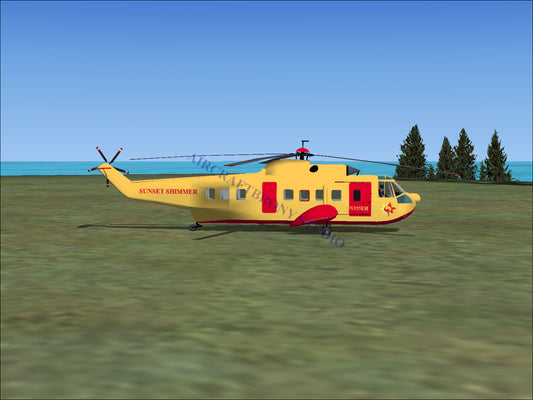 Sunset Shimmer Sikorsky S-61N (Digital Image) Digital Image