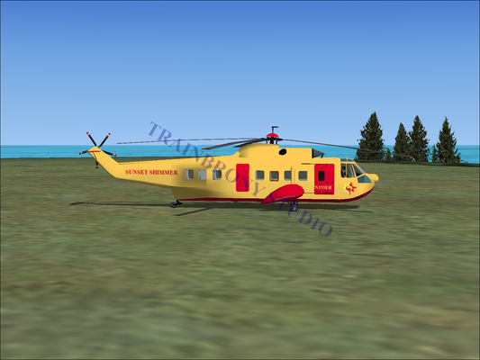 Sunset Shimmer Sikorsky S-61N (Digital Image) Digital Image