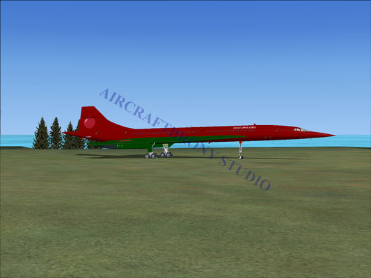 Sweet Apple Acres Aerospatiale Concorde (Digital Image) Digital Image