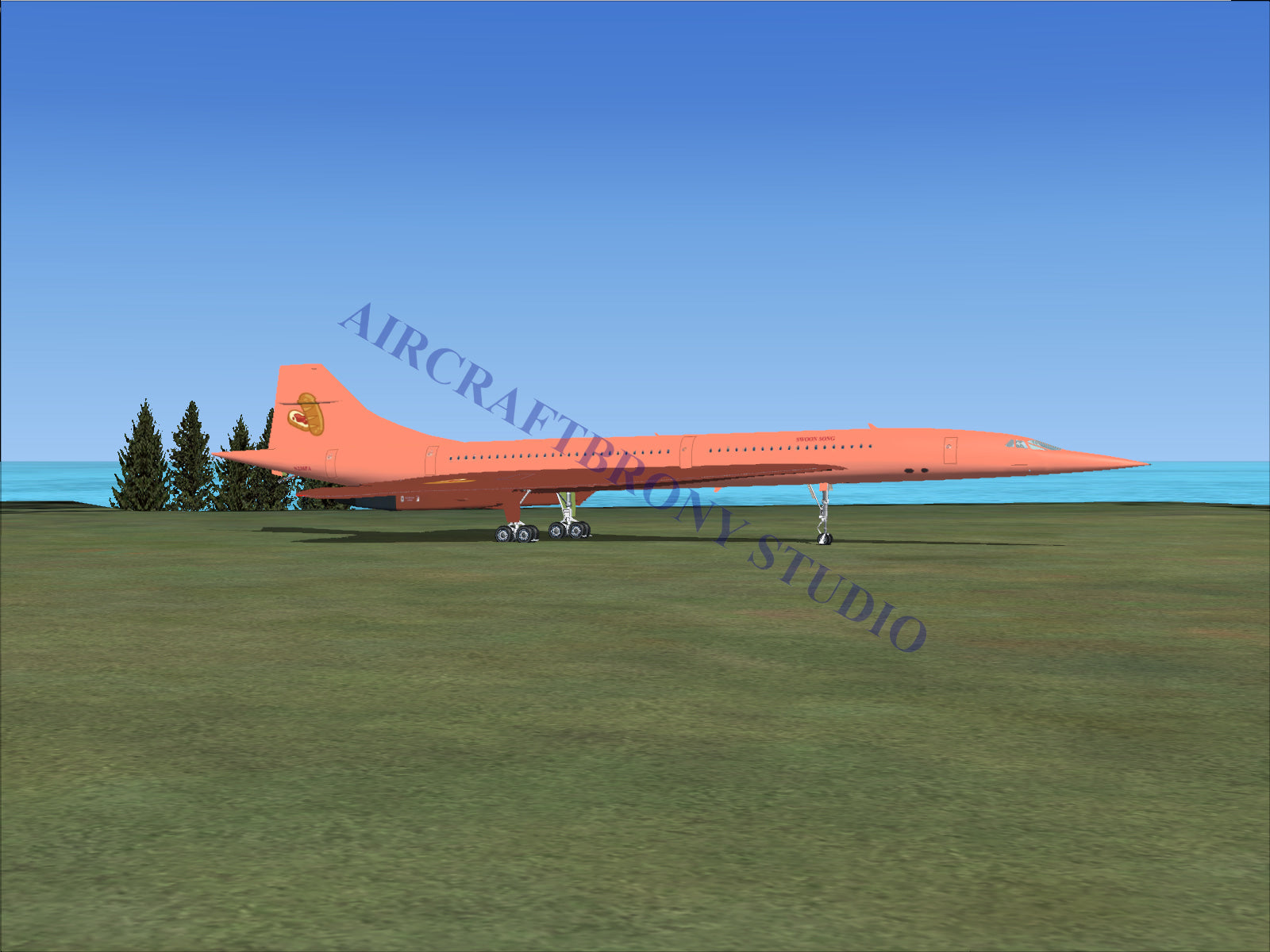 Swoon Song Aerospatiale Concorde (Digital Image) Digital Image