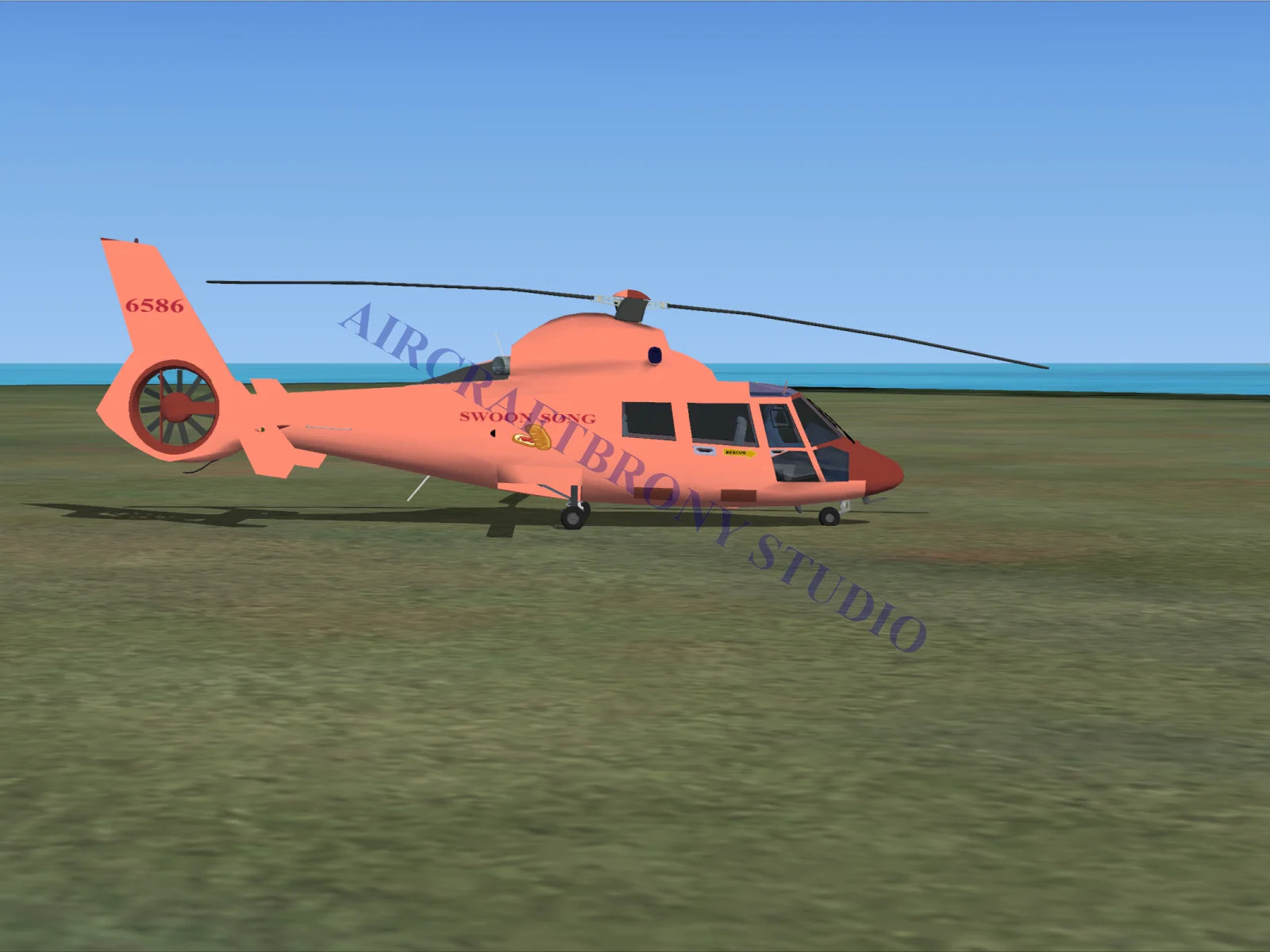 Swoon Song Aerospatiale HH65 Dolphin (Digital Image) Digital Image