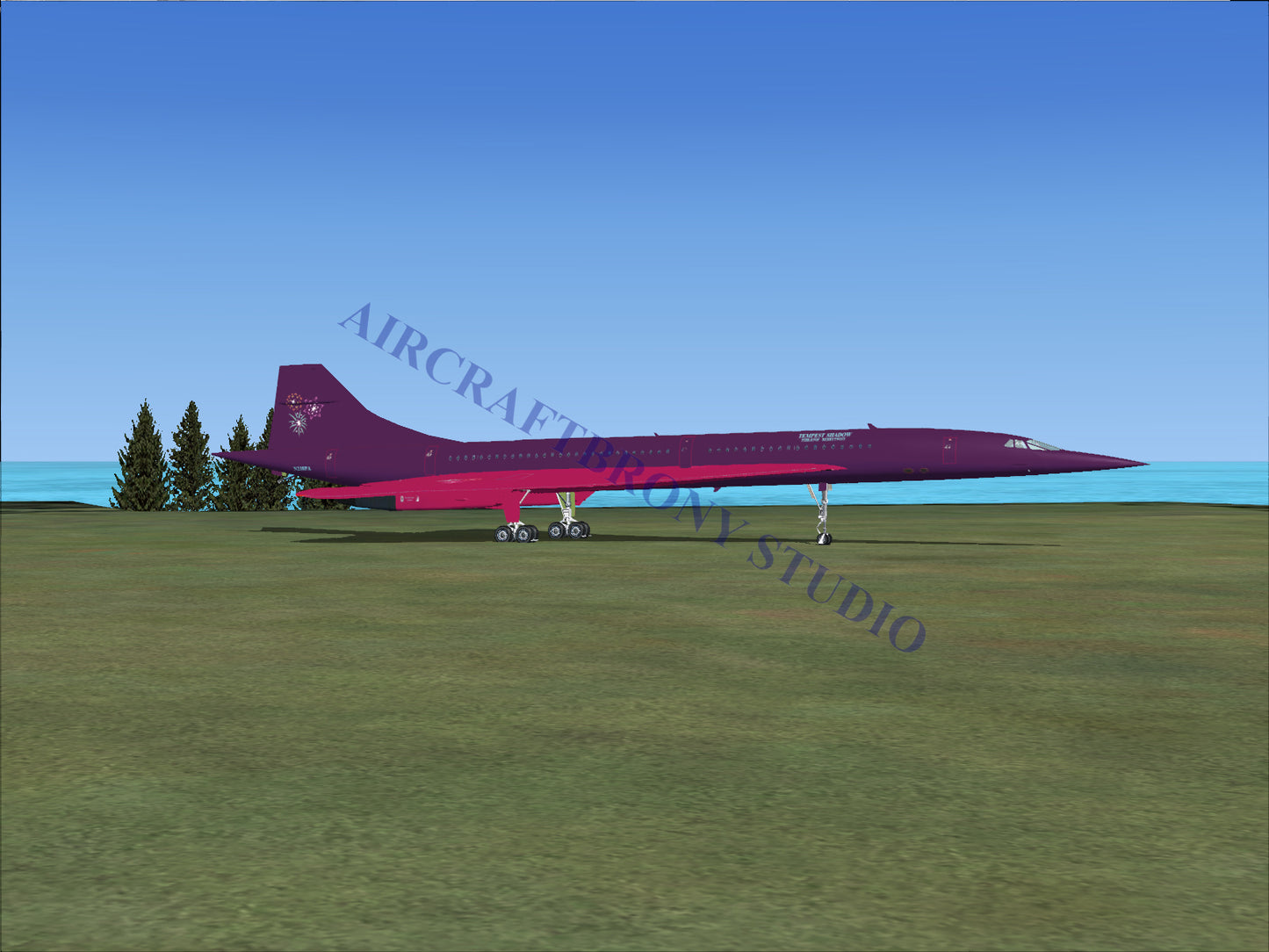 Tempest Shadow Aerospatiale Concorde (Digital Image) Digital Image