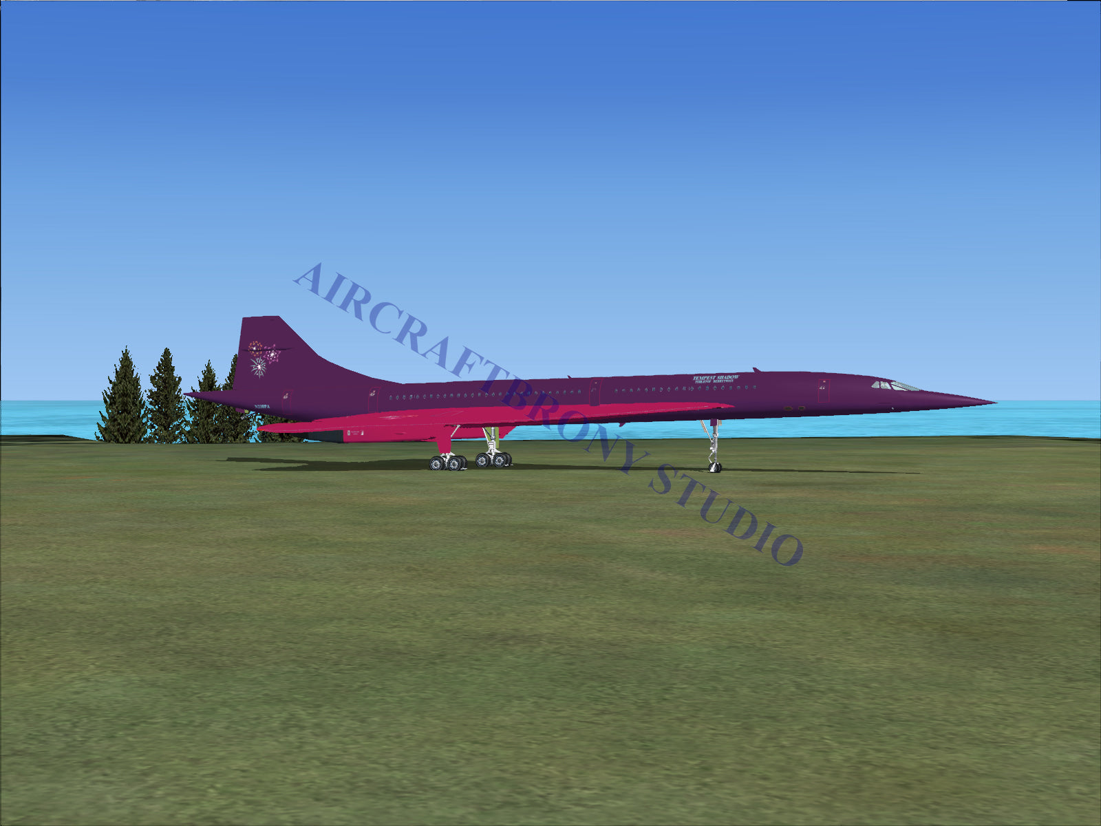 Tempest Shadow Aerospatiale Concorde (Digital Image) Digital Image