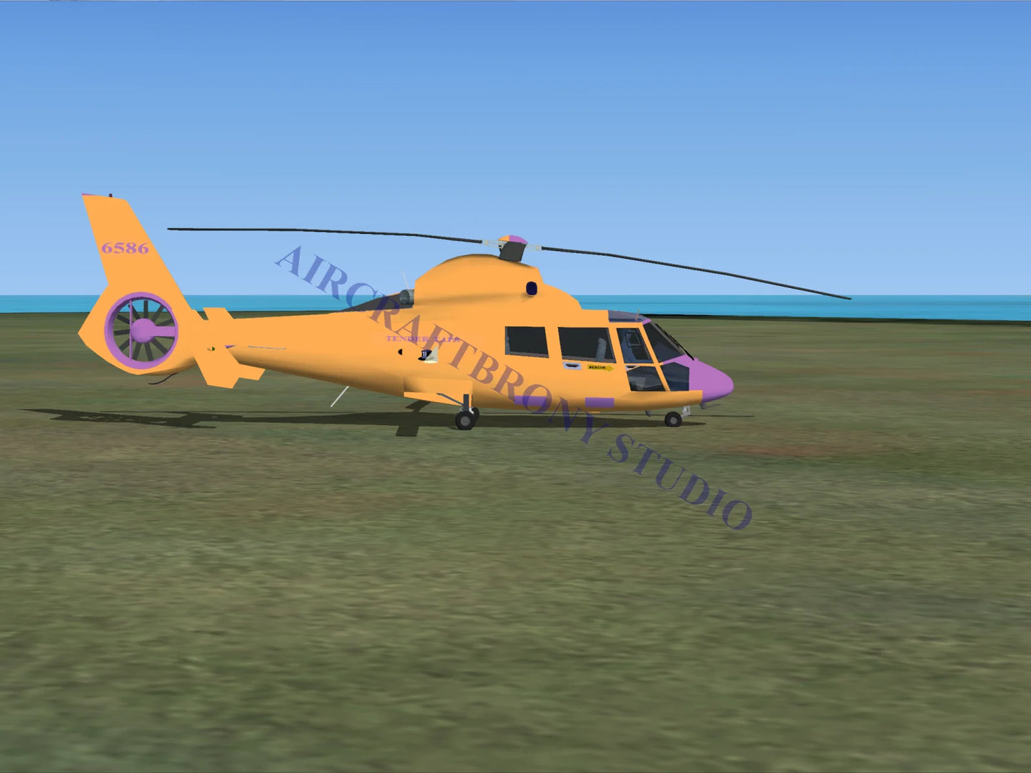 Tender Taps Aerospatiale HH65 Dolphin (Digital Image) Digital Image