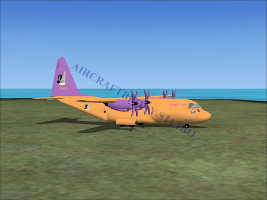Tender Taps Lockheed C-130 (Digital Image) Digital Image