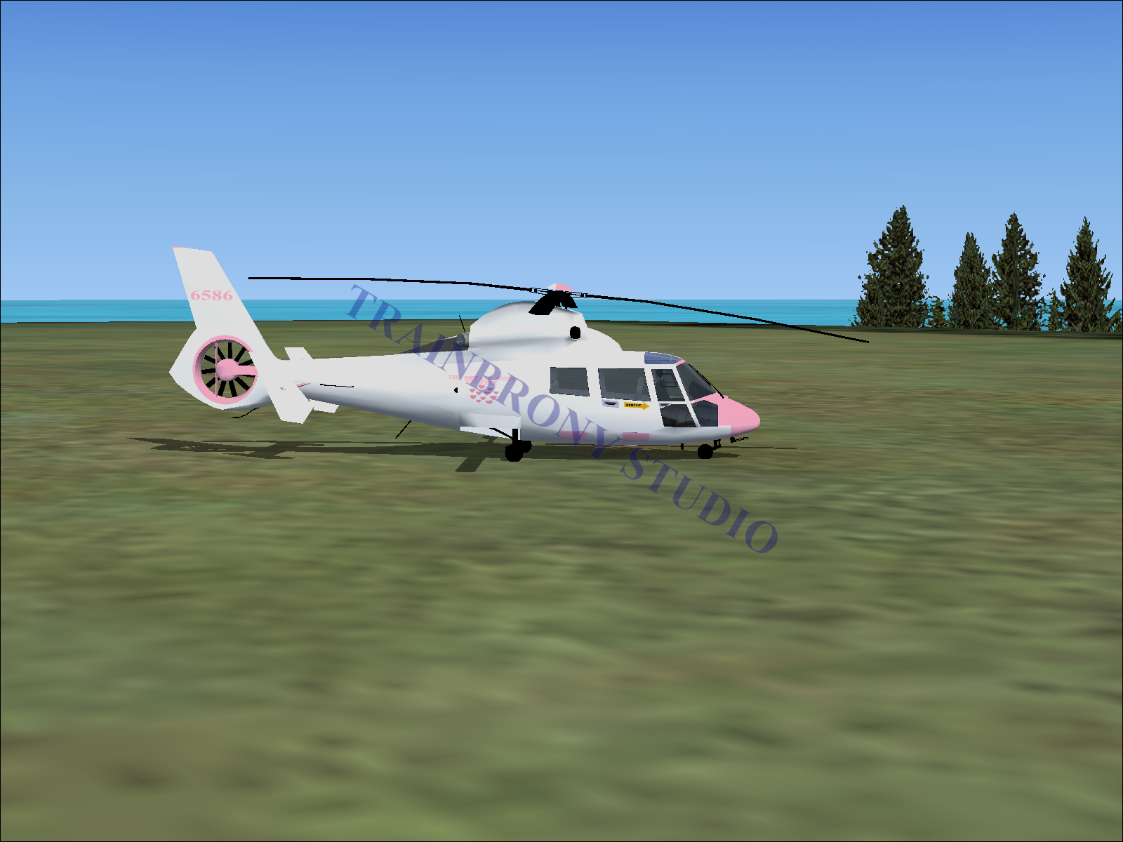 The Dreamlands (Snuzzle) Aerospatiale HH65 Dolphin (Digital Image) Digital Image