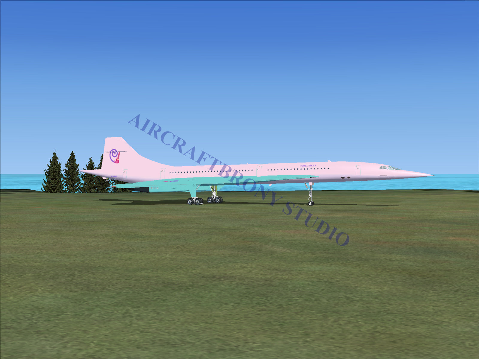 Toola Roola Aerospatiale Concorde (Digital Image) Digital Image