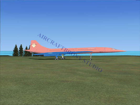 Tumble The Dragon Aerospatiale Concorde (Digital Image) Digital Image