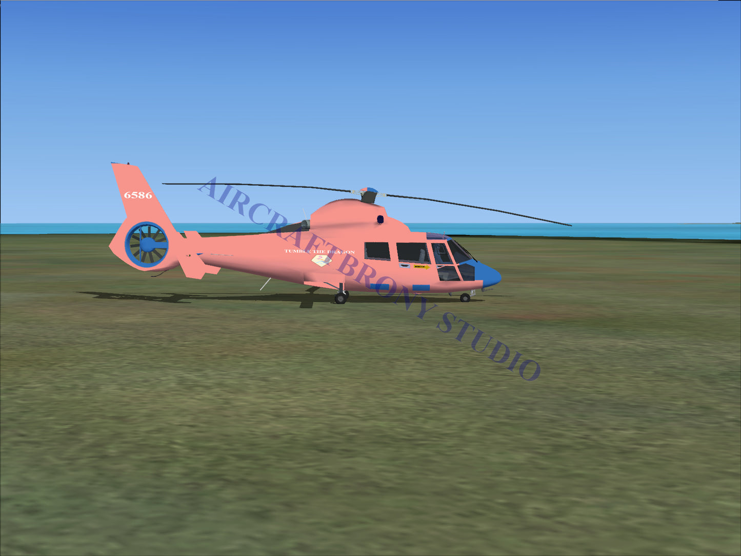 Tumble The Dragon Aerospatiale HH65 Dolphin (Digital Image) Digital Image