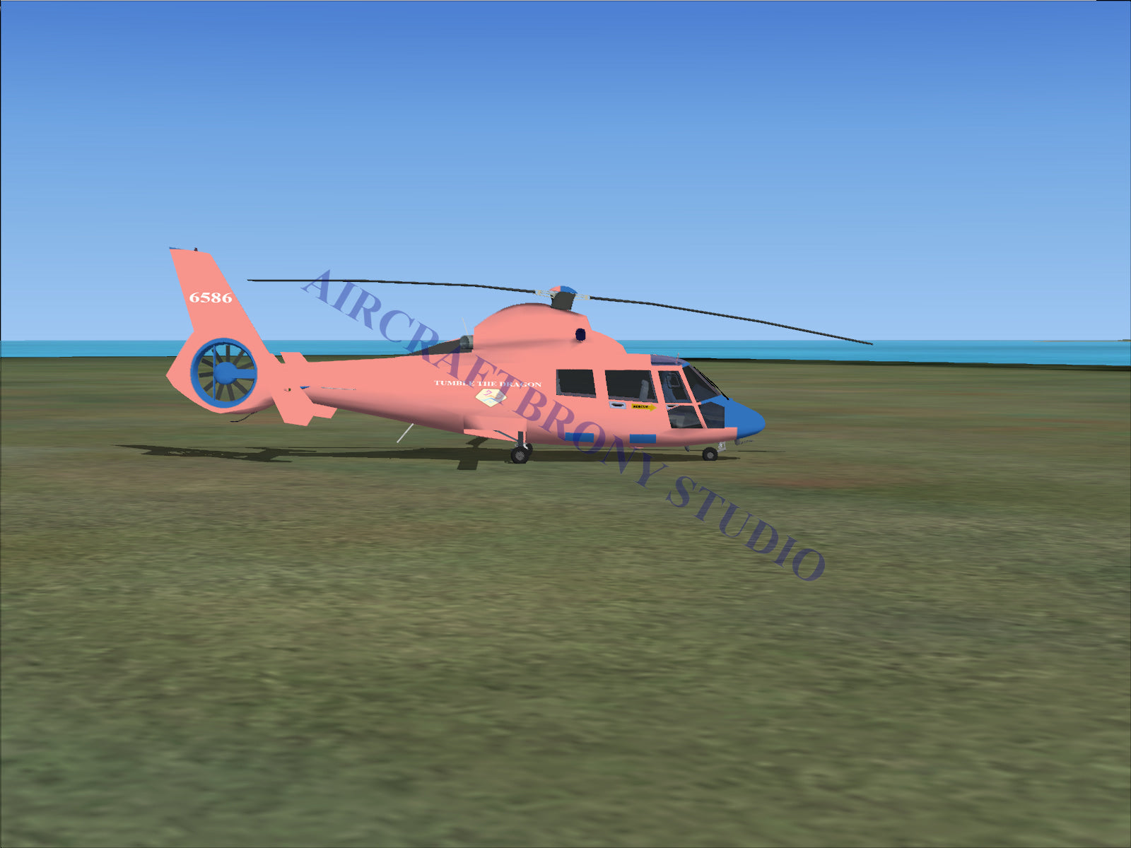 Tumble The Dragon Aerospatiale HH65 Dolphin (Digital Image) Digital Image