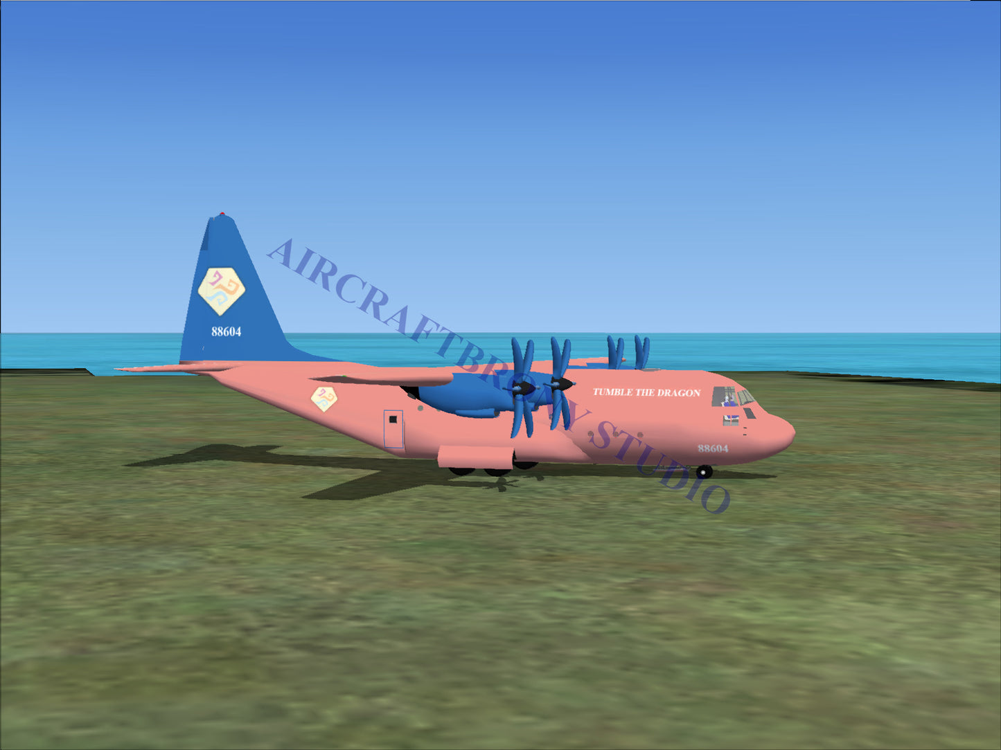 Tumble The Dragon Lockheed C-130 (Digital Image) Digital Image