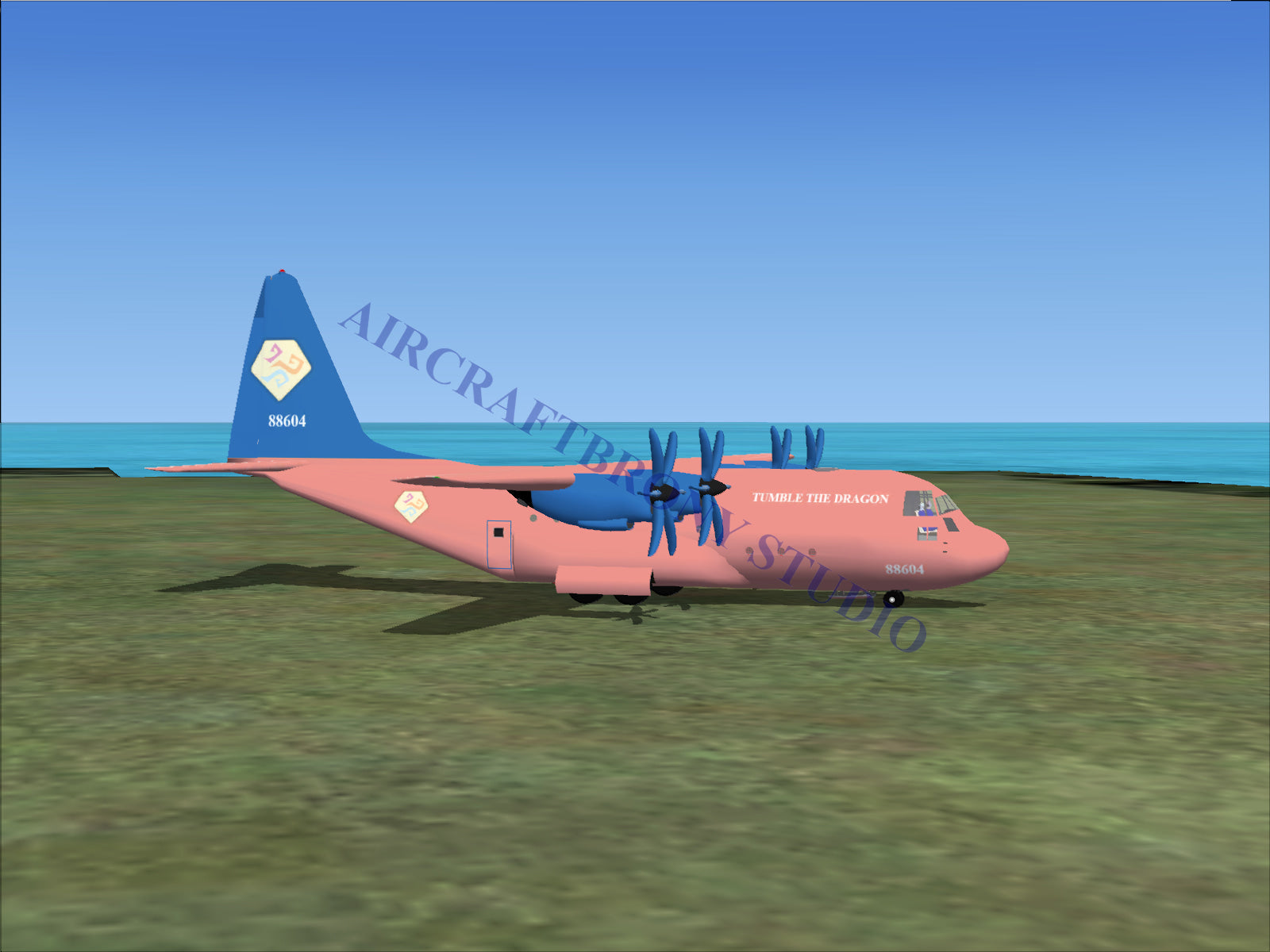 Tumble The Dragon Lockheed C-130 (Digital Image) Digital Image