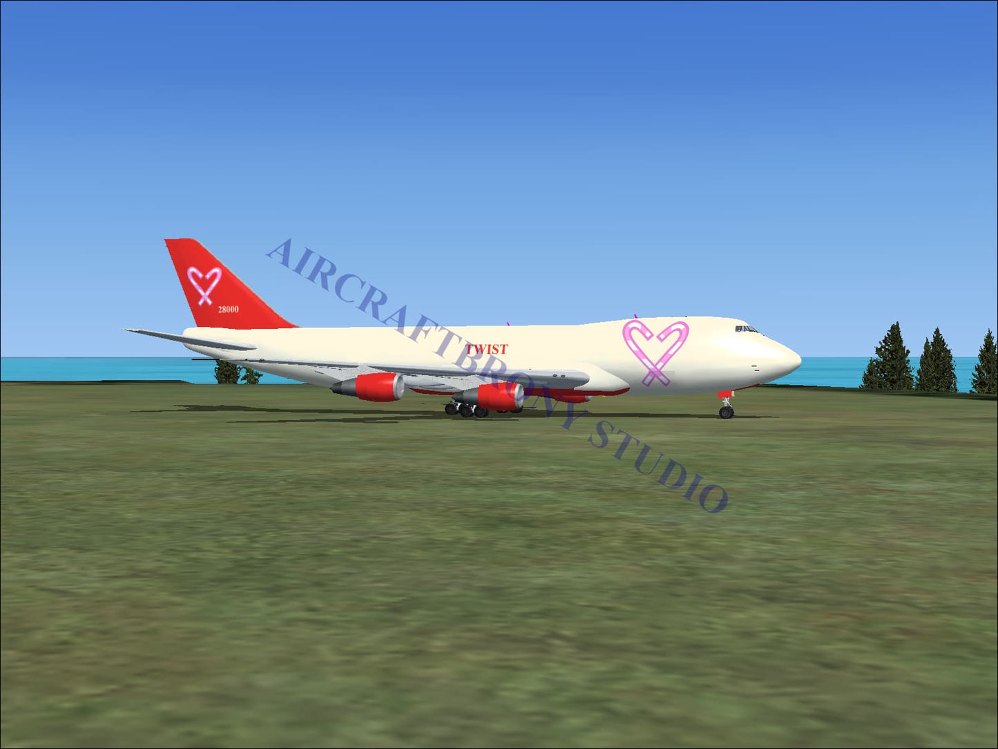 Twist Boeing 747-200 (Digital Image) Digital Image