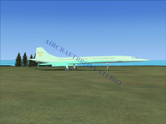 Vapor Trail Aerospatiale Concorde (Digital Image) Digital Image