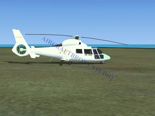 Vapor Trail Aerospatiale HH65 Dolphin (Digital Image) Digital Image