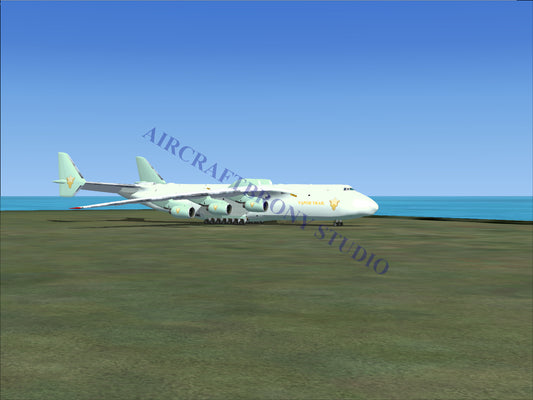 Vapor Trail Antonov 225 (Digital Image) Digital Image